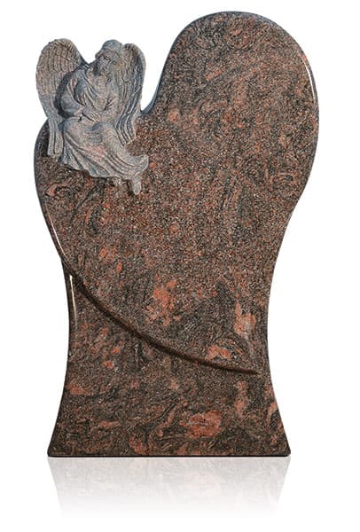 Grabdenkmal 10088 – Himalaya mit Ornament Engel Nr. 6