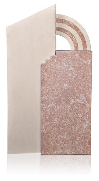 Kindergrabstein 9084* – Atlantic Beige und Amazonia Red